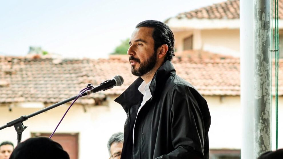 El gobernador de Santa Cruz, Juan Pablo Velasco