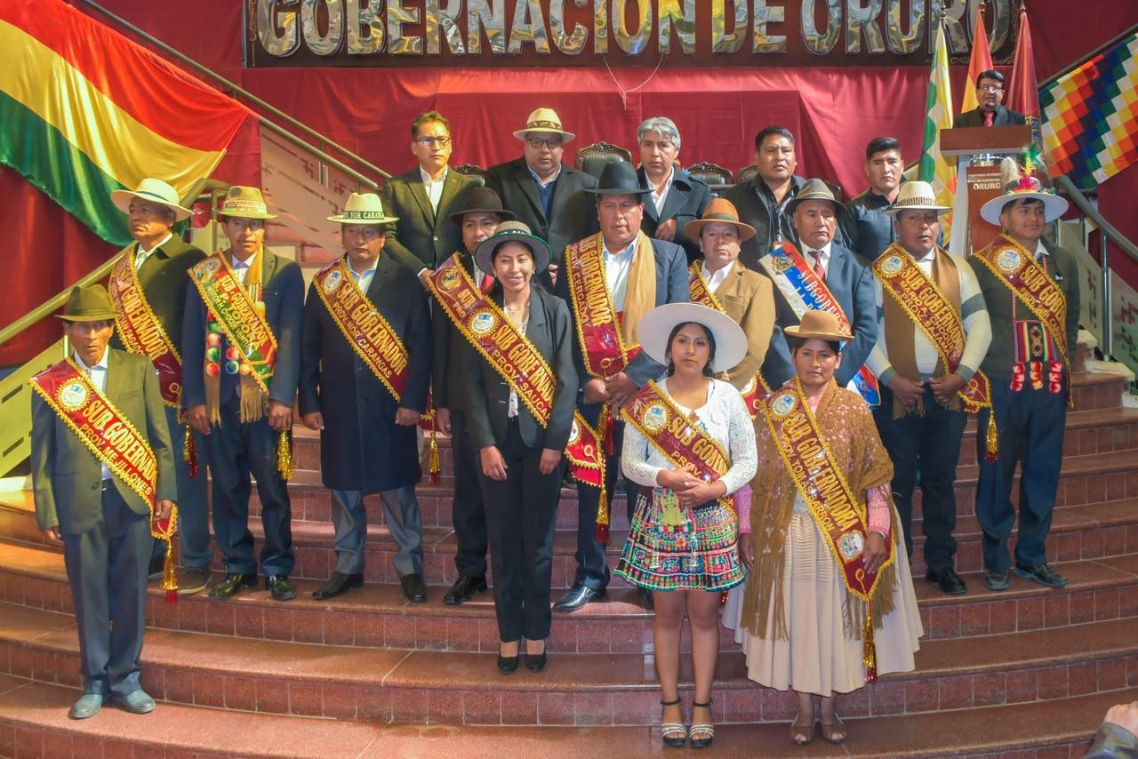 subgobernadores en Oruro