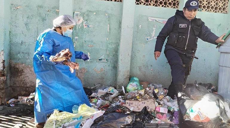 El hallazgo de los restos óseos fue en un contenedor de basura