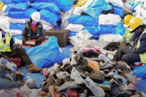Se llevó a cabo la destrucción masiva de 47.522,80 toneladas de mercancía variada
