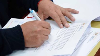 firma de acuerdo