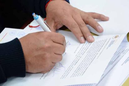 firma de acuerdo