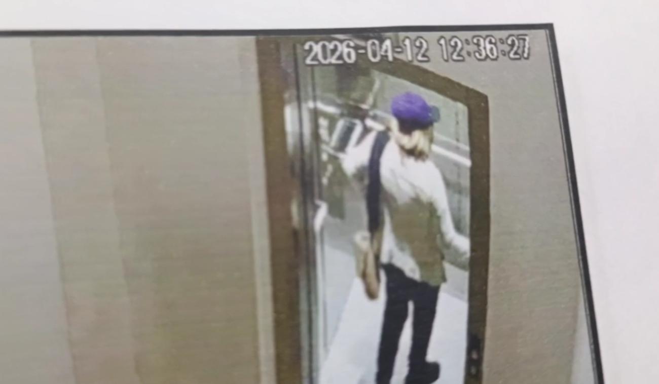 Imagen de la cámara de seguridad