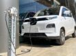 El vehículo eléctrico se encuentra en proceso de carga