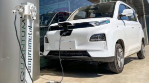El vehículo eléctrico se encuentra en proceso de carga