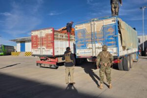 La autoridades decomisaron el cargamento de aceite de contrabando