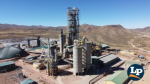 Vista aérea de la planta de Ecebol Oruro