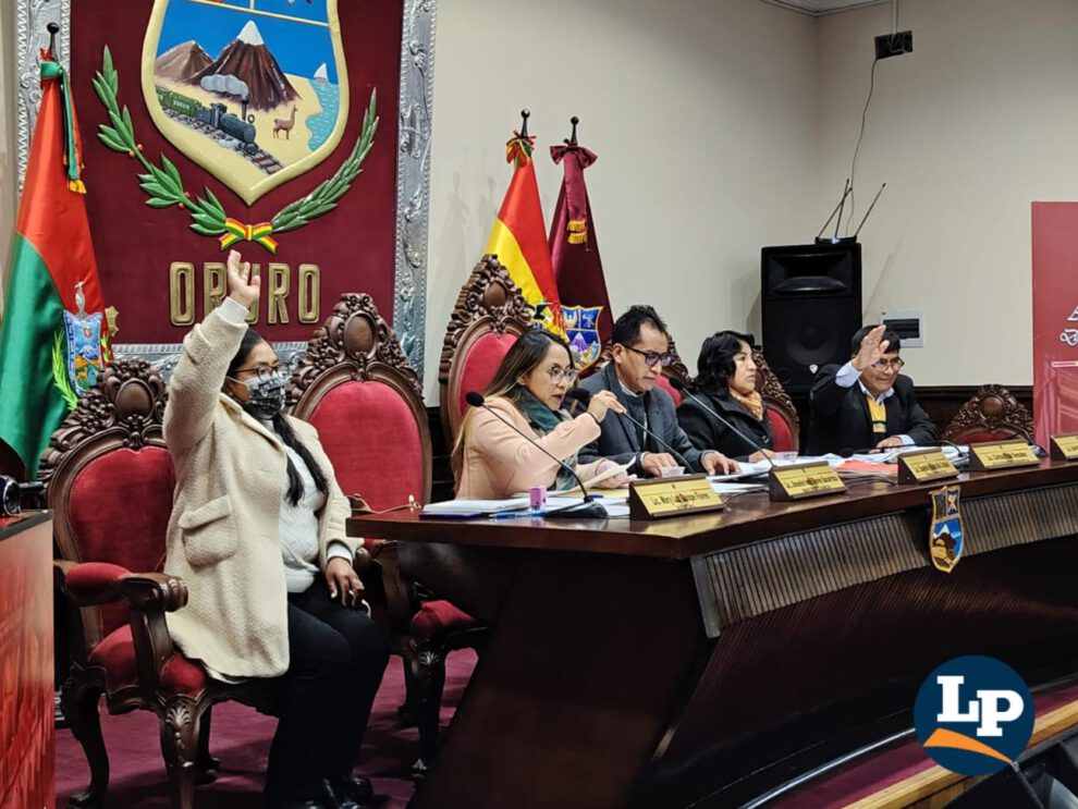 asamblea legislativa departamental de Oruro