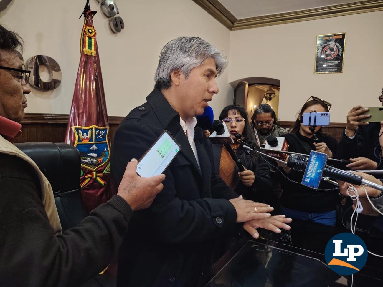 El gobernador Edgar Sánchez