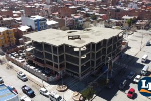 edificio abandonado de Tránsito en Oruro