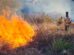 Un incendio forestal registrado en el ingreso al Parque Nacional Tunari, Cochabamba