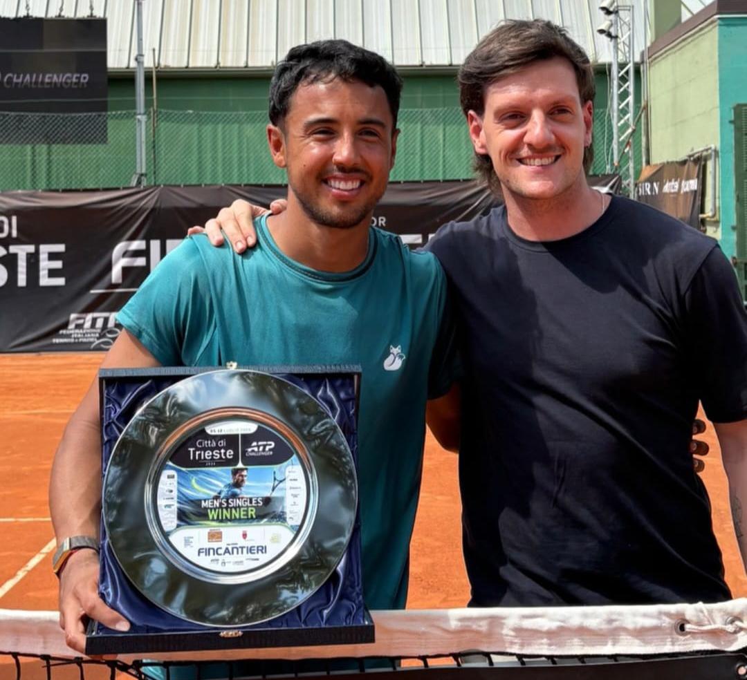 Challenger de Trieste, Tenis Internacional, Tenista Boliviano Hugo Dellien campeón