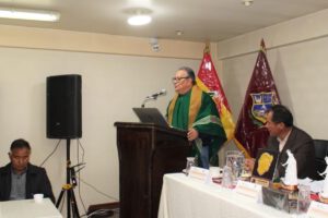 Ministro de Educación Erick Sanjinés