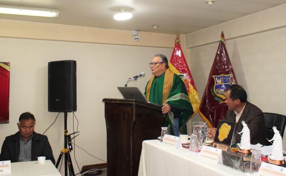 Ministro de Educación Erick Sanjinés