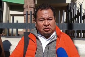 El dirigente de los gremiales de Bolivia, César González,