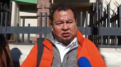 El dirigente de los gremiales de Bolivia, César González,