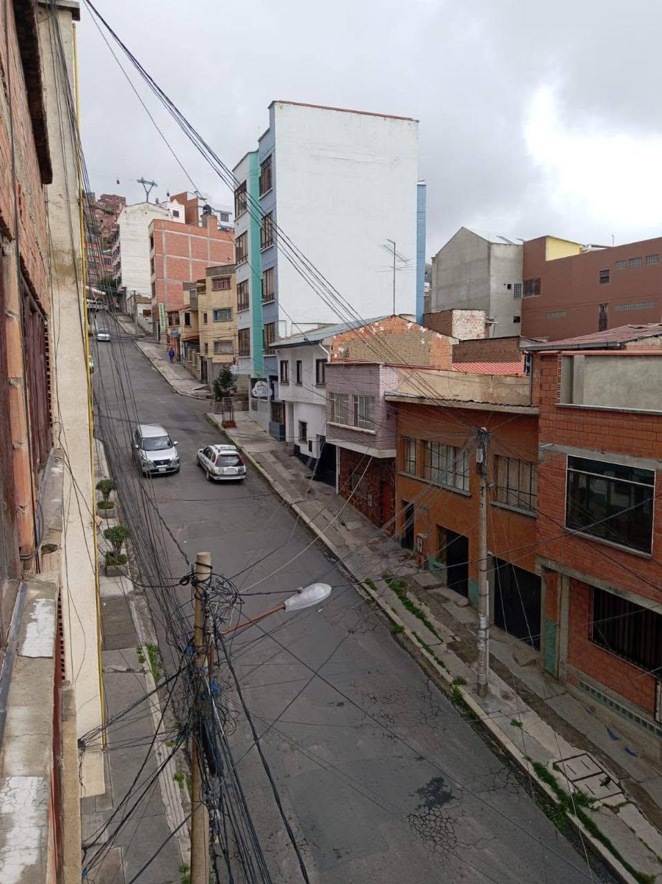 Las calles de La Paz se caracterizan por sus pendientes extremas