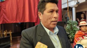 El subgobernador de Cercado, Fredy Chinche