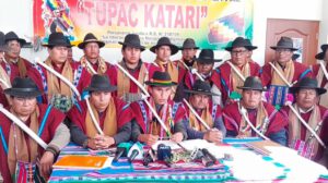 La federación de campesinos Túpac Katari puso en duda su permanencia en la COB