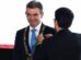 El Presidente Rodrigo Paz Pereira la medalla del “Cóndor de los Andes en el Grado de Gran Collar”, la máxima distinción que otorga el Estado boliviano.