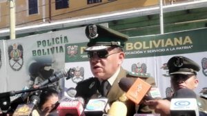 Imagen del comandante departamental de la Policía de Oruro