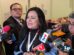 La diputada Aguirre en conferencia de prensa