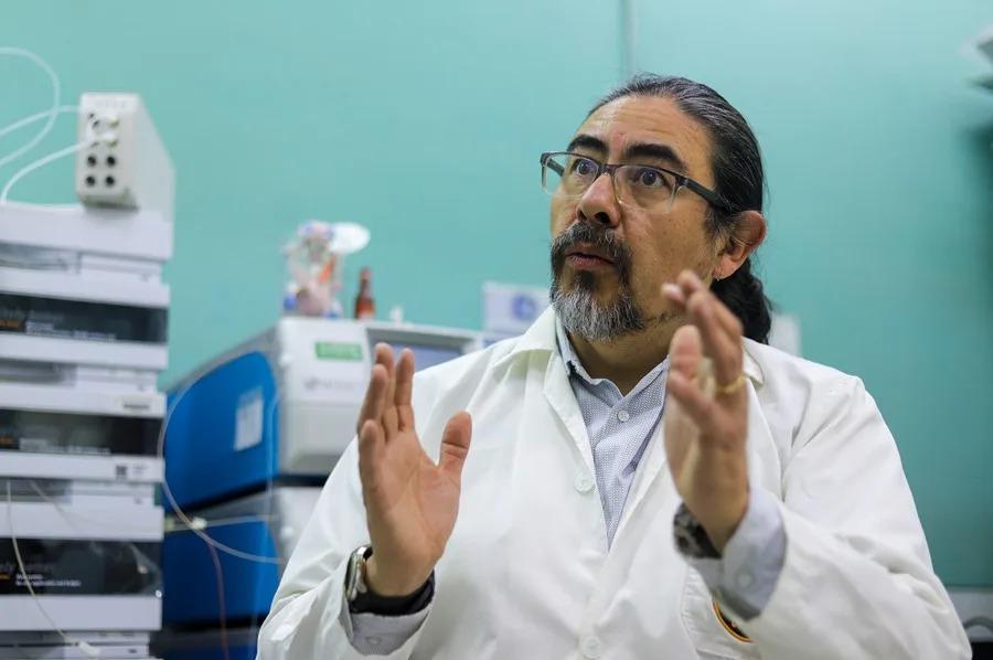 El doctor e investigador de la Universidad Mayor de San Andrés José Mauricio Peñarrieta