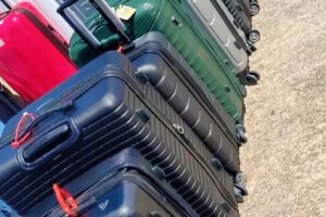 Las maletas llegaron en un vuelo