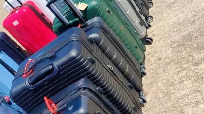 Las maletas llegaron en un vuelo
