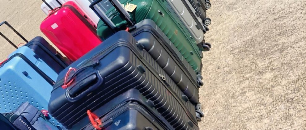 Las maletas llegaron en un vuelo