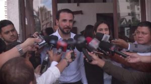 El gobernador de Santa Cruz, Juan Pablo Velasco