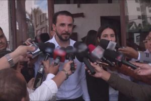 El gobernador de Santa Cruz, Juan Pablo Velasco
