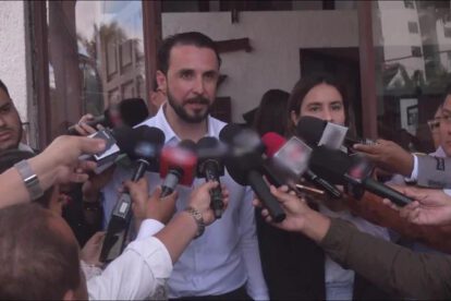 El gobernador de Santa Cruz, Juan Pablo Velasco