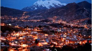 Vista panorámica de la ciudad de La Paz