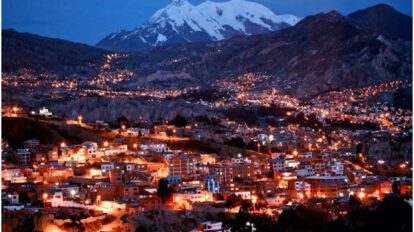 Vista panorámica de la ciudad de La Paz