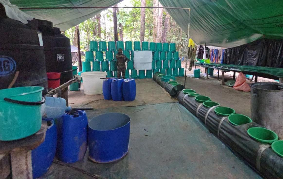 La Felcn procedió a la destrucción e incineración de dos laboratorios