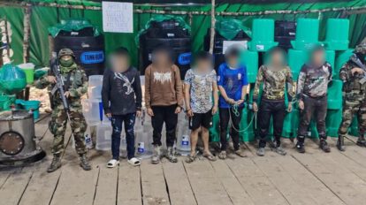 La Felcn aprehendió a 6 personas, el secuestro de sustancias controladas y un arma de fuego
