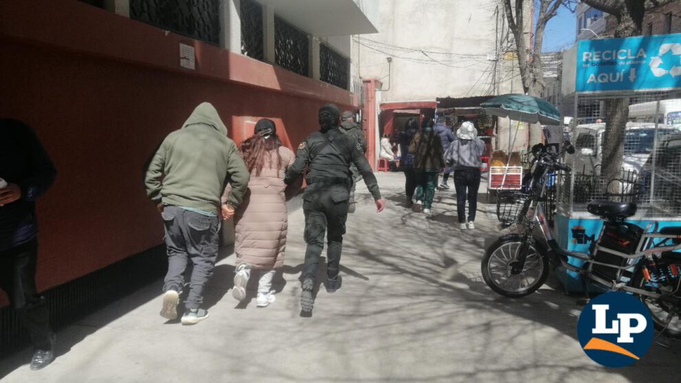 Imagen de los detenidos