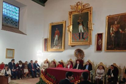 Los retratos de los líderes indígenas se trasladaron a otro salón de la Casa de la Libertad