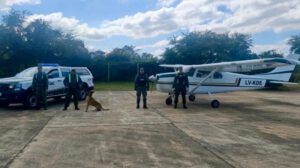 La avioneta secuestrada