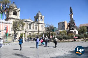 La plaza Murillo en La Paz