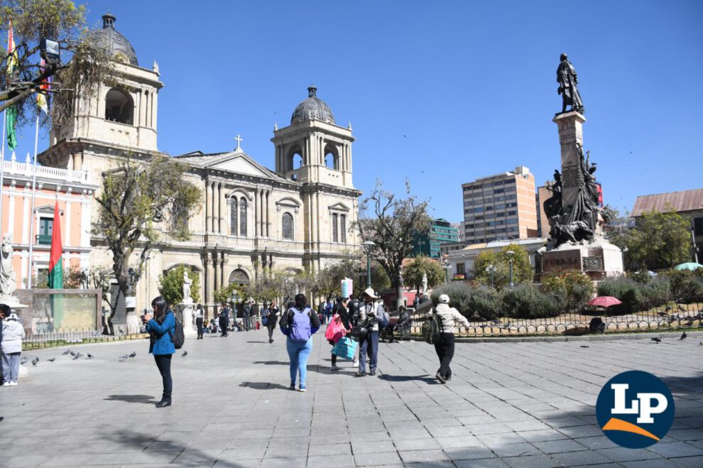 La plaza Murillo en La Paz