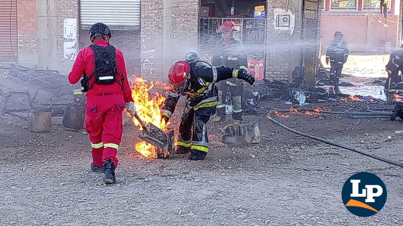Los bomberos lograron controlar el incendio tras varias horas