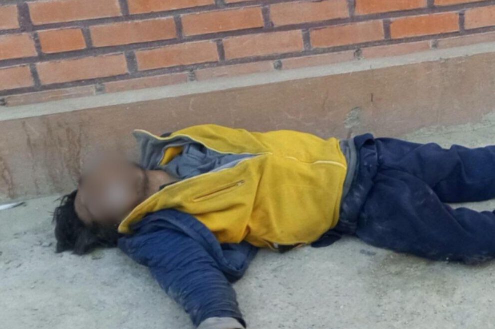 El cuerpo del fallecido