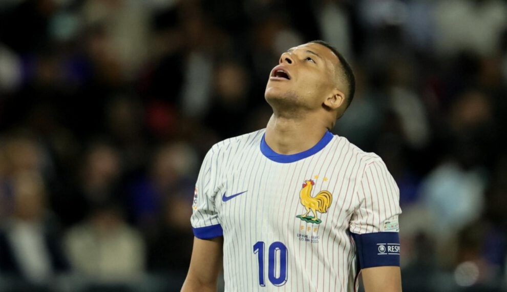 Mbappé, durante el partido de semifinales de la Liga de Naciones 2025 contra España