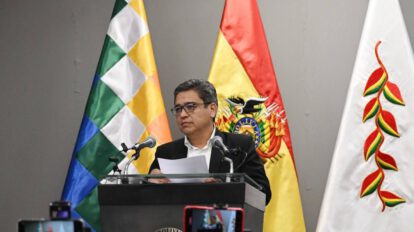 El vocero presidencial, José Luis Gálvez