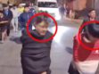 Los ladrones caminaban con las manos atadas
