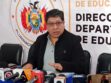 El director departamental de Educación de La Paz, Víctor Hugo Sirpa