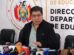 El director departamental de Educación de La Paz, Víctor Hugo Sirpa