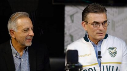 El Presidente Rodrigo Paz durante el 54.º aniversario de radio Panamericana